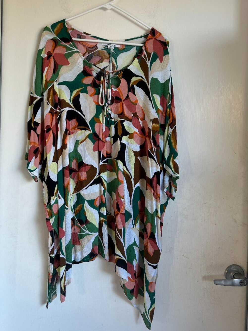 O'Neill - Green and Pink Swim Coverup